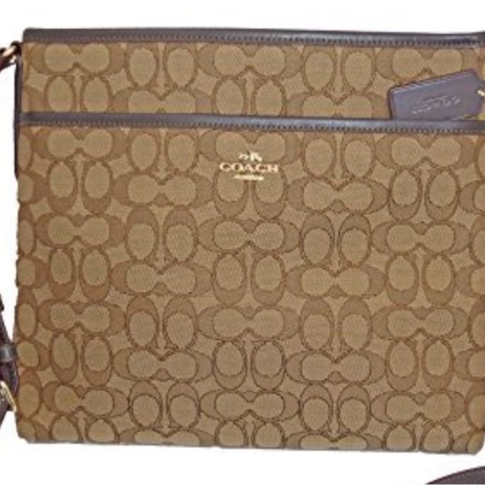 Coach crossbody file bag